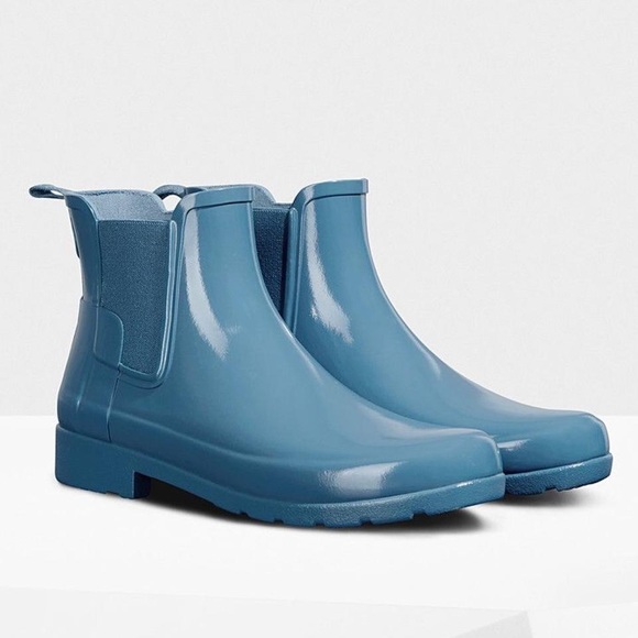 baby blue chelsea boots